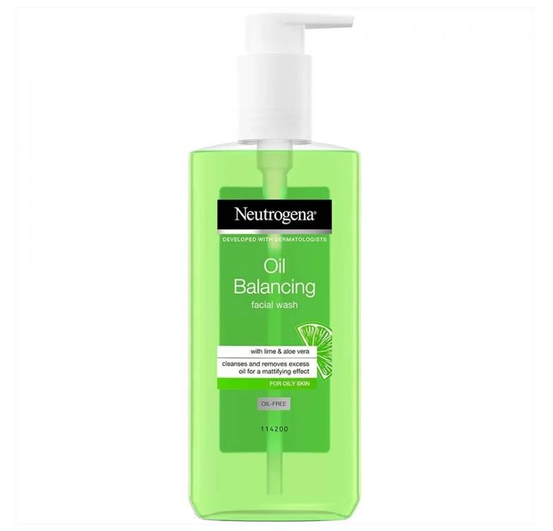 Neutrogena Oil Balancing Facial Wash with Lime & Aloe Vera 200ml
