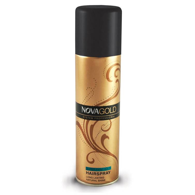 Nova Gold Super Firm Hold Hair Spray 200ml
