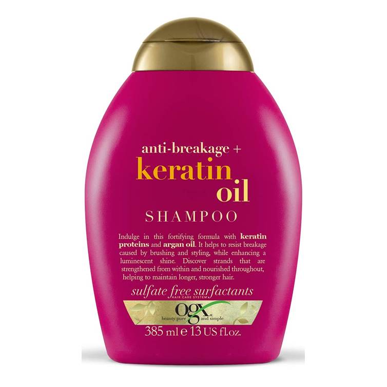 OGX Anti Breakage + Keratin Oil Shampoo Sulfate Free 385ml