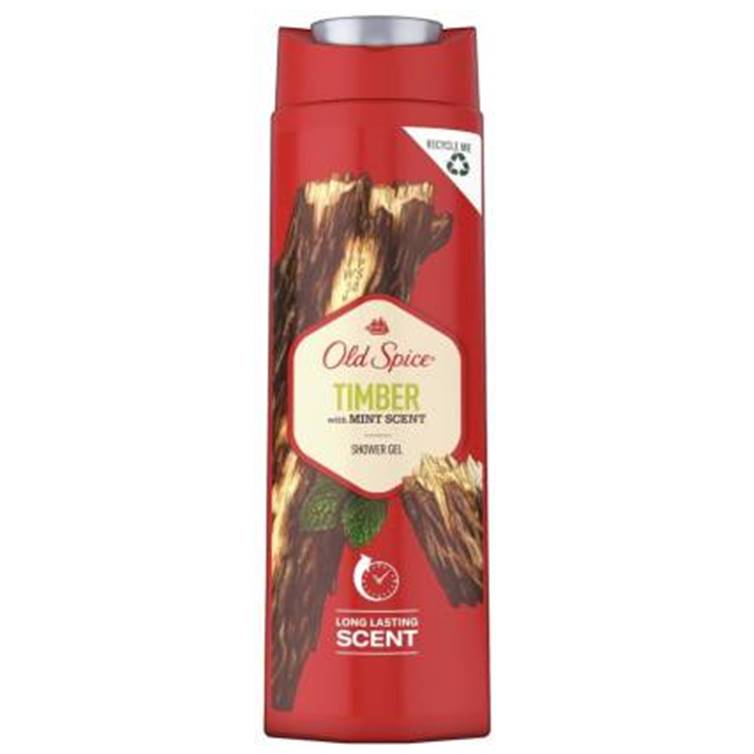 Old Spice Timber with Mint Scent Shower Gel 400ml