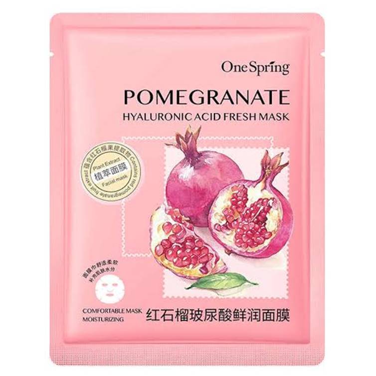 One Spring Pomegranate Hyaluronic Acid Fresh Mask 25g