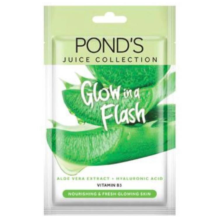 Pond's Juice Collection Glow in Flash Sheet Mask Aloe Vera