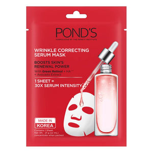Pond's Wrinkle Correcting Serum Mask Made in Korea