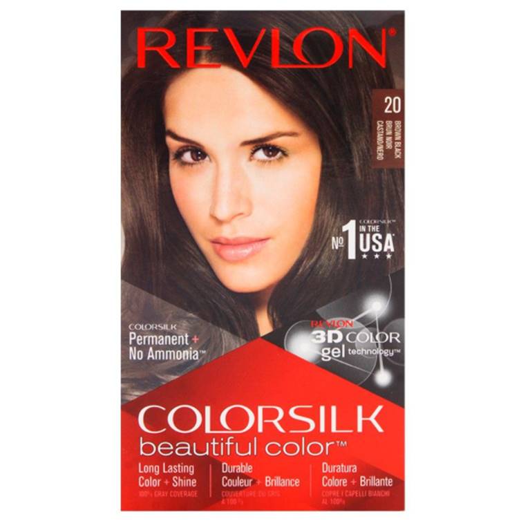 Revlon Colorsilk Hair Color 20 Brown Black