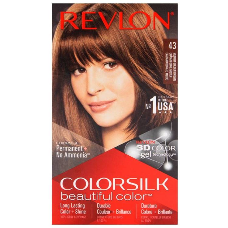Revlon Colorsilk Hair Color 43 Medium Golden Brown