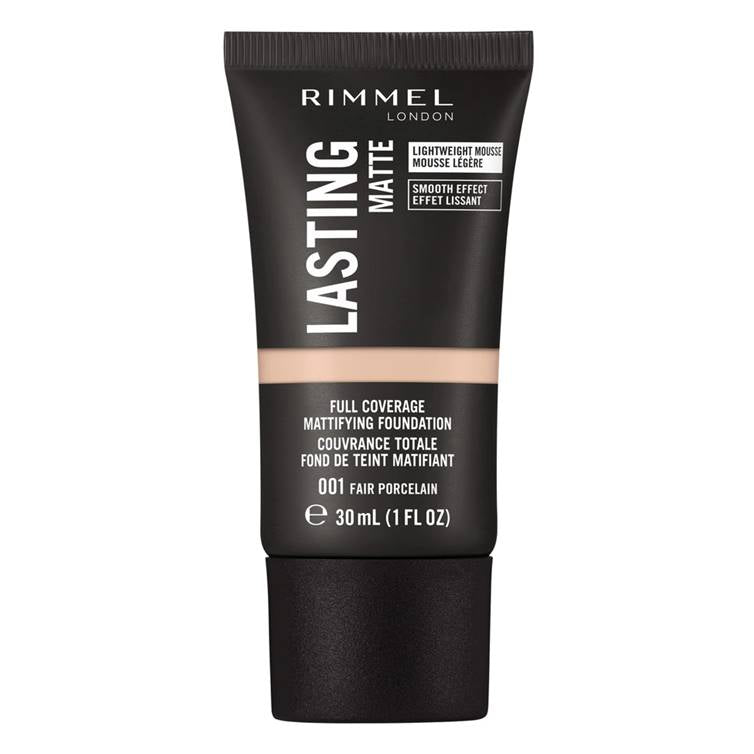 Rimmel London Lasting Matte Foundation 001 Fair Porcelain