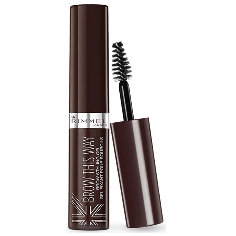 Rimmel Brow This Way Brow Styling Gel Argan Oil 003 Dark Brown