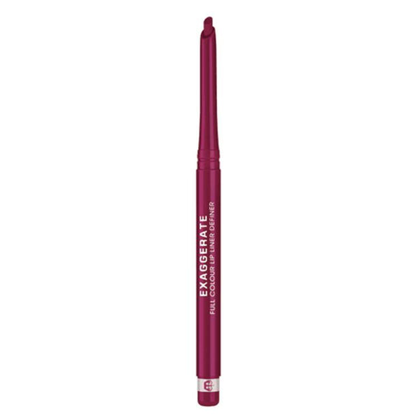 RIMMEL LONDON Exaggerate Lip Liner – Obsession (Burgunder), Automatisch & Weich