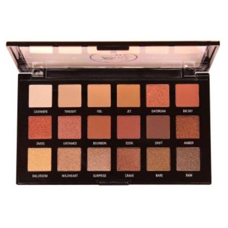 Rivaj HD Flawless Eyeshadow Palette (18 In 1) - Shade 01