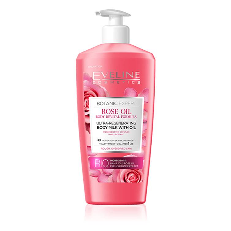 Eveline Rose Oil Utra-Regenerating Body Milk with Oil 350ml