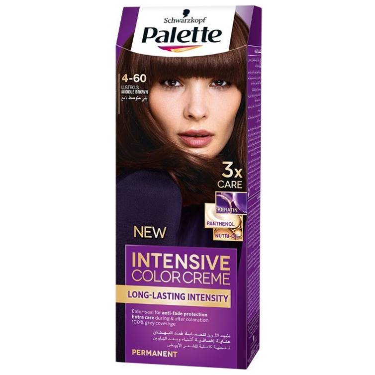 Schwarzkopf Palette Intensive Color Creme 4-60 Lustrous Middle Brown