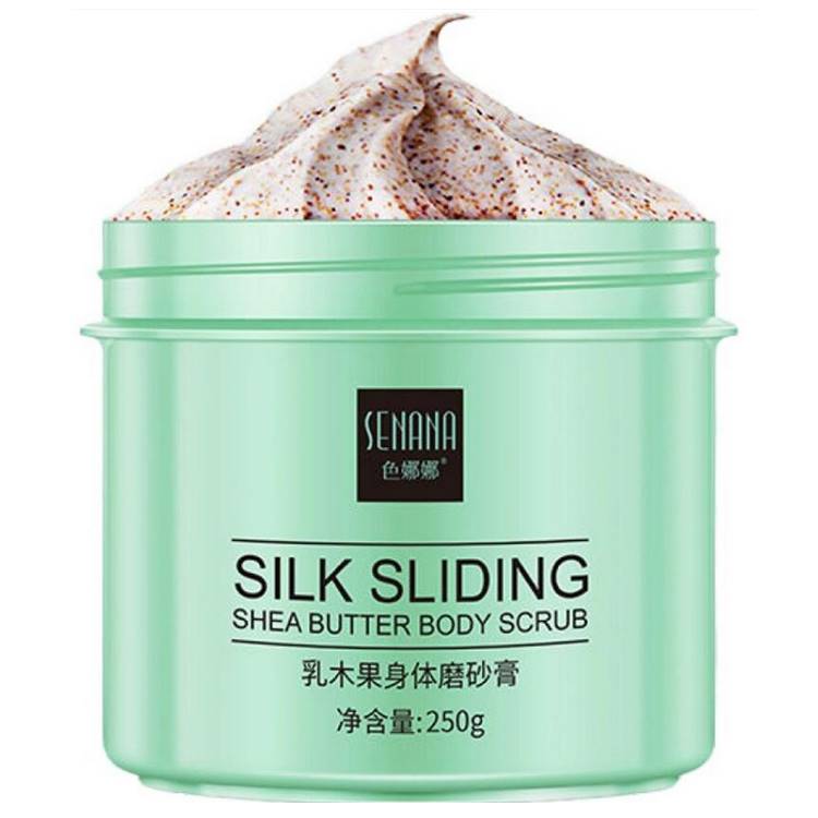 Senana Silk Sliding Shea Butter Body Scrub 250g