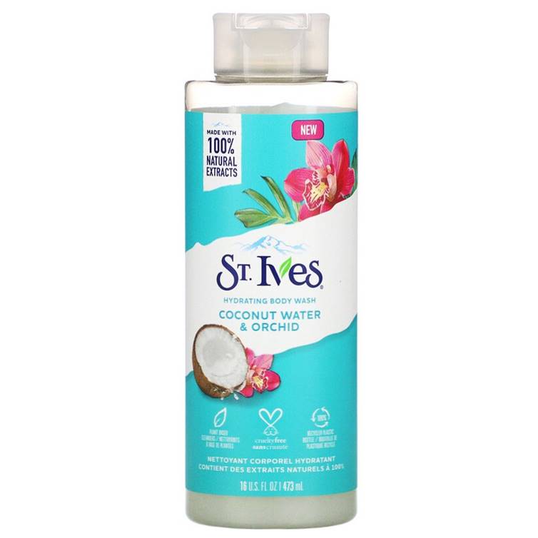 St. Ives Hydrating Body Wash Coconut Water & Orchid 473ml