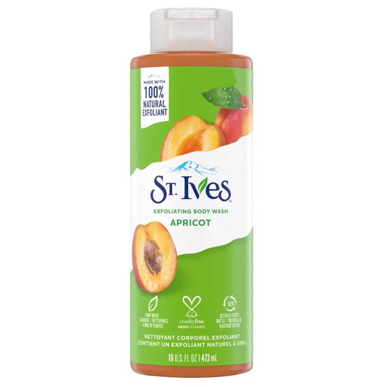 St. Ives Exfoliating Body Wash Apricot 473ml