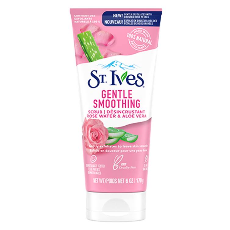 St. Ives Gentle Smoothing Rose Water & Aloe Vera Scrub