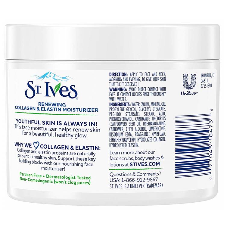 St. Ives Renewing Collagen & Elastin Facial Moisturizer