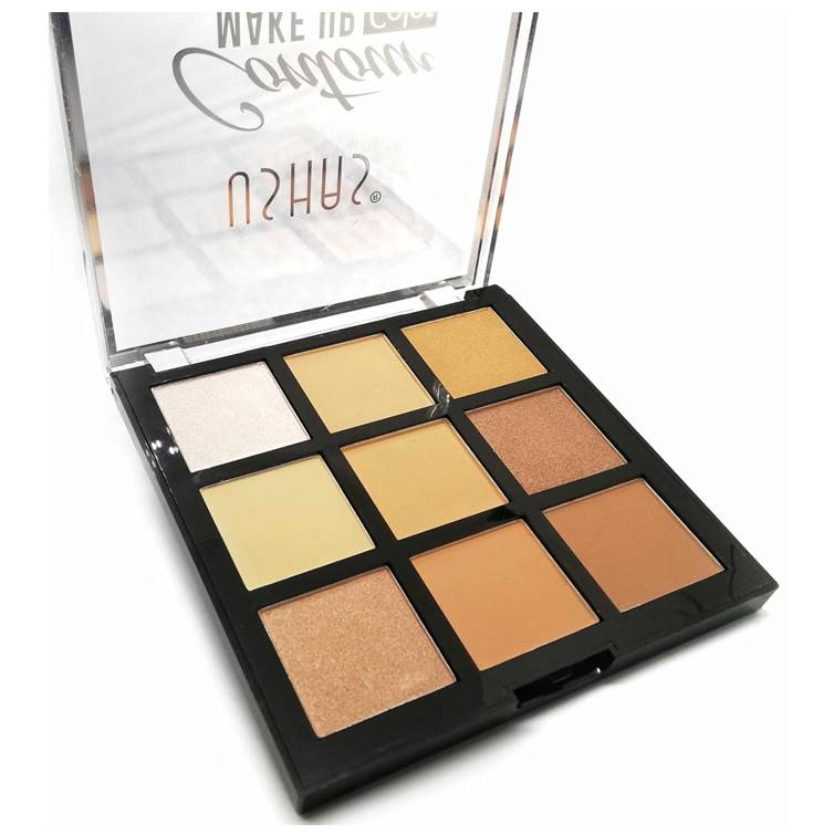 USHAS Contour & Highlighter 9 Color Palette