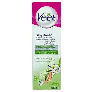 Veet Silky Fresh Hair Removal Cream for Dry Skin 100ml