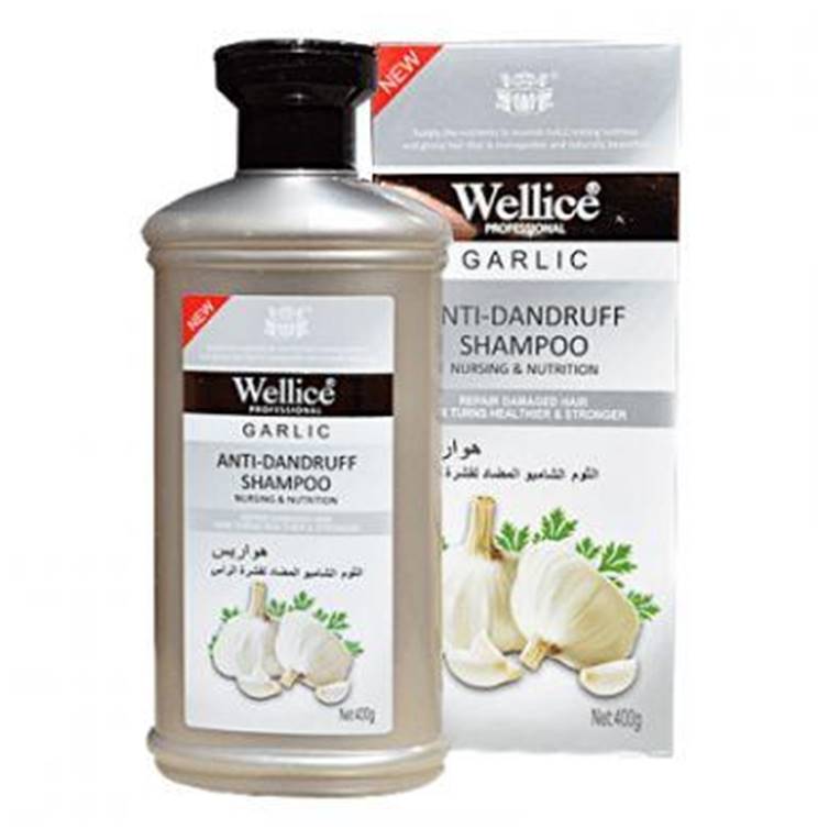 Wellice Garlic Anti Dandruff Shampoo 400ml