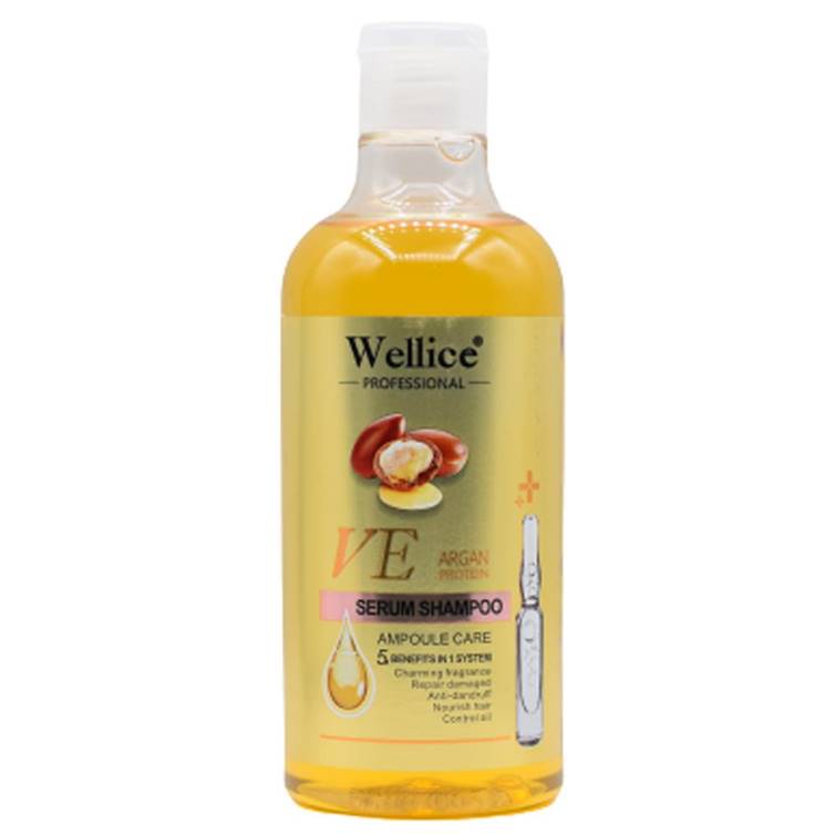 Wellice Professional VE Argan Protein Serum Shampoo Ampoule Care