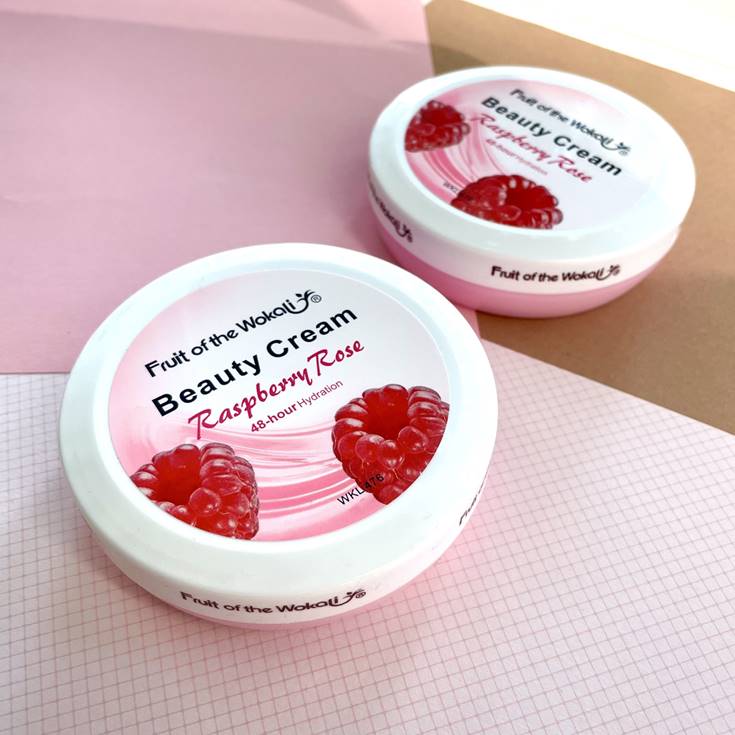 Wokali Beauty Cream Raspberry Rose 150g