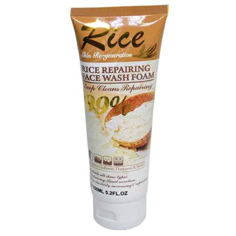 Wokali Rice Repairing Face Wash Foam 150ml